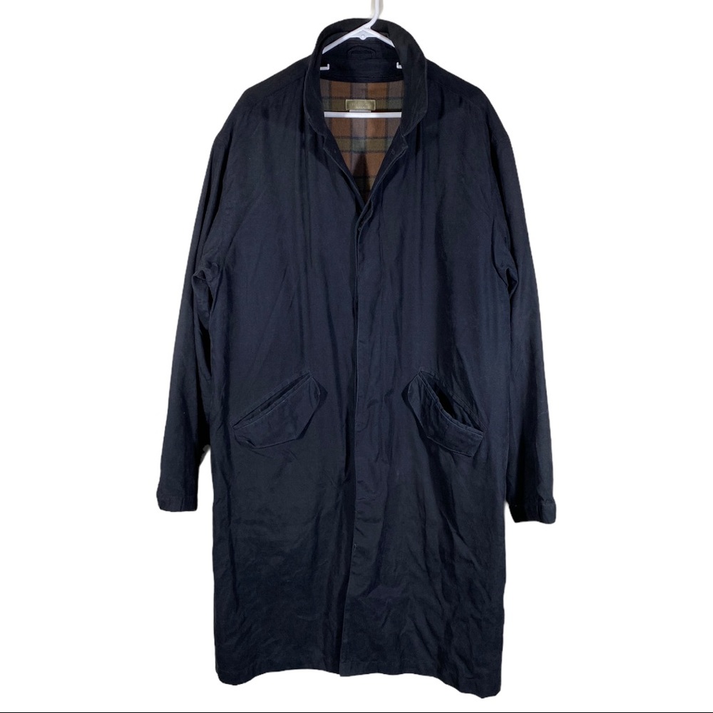 The Territory Ahead Womens Trench Coat Black - Removable Zippered Lining